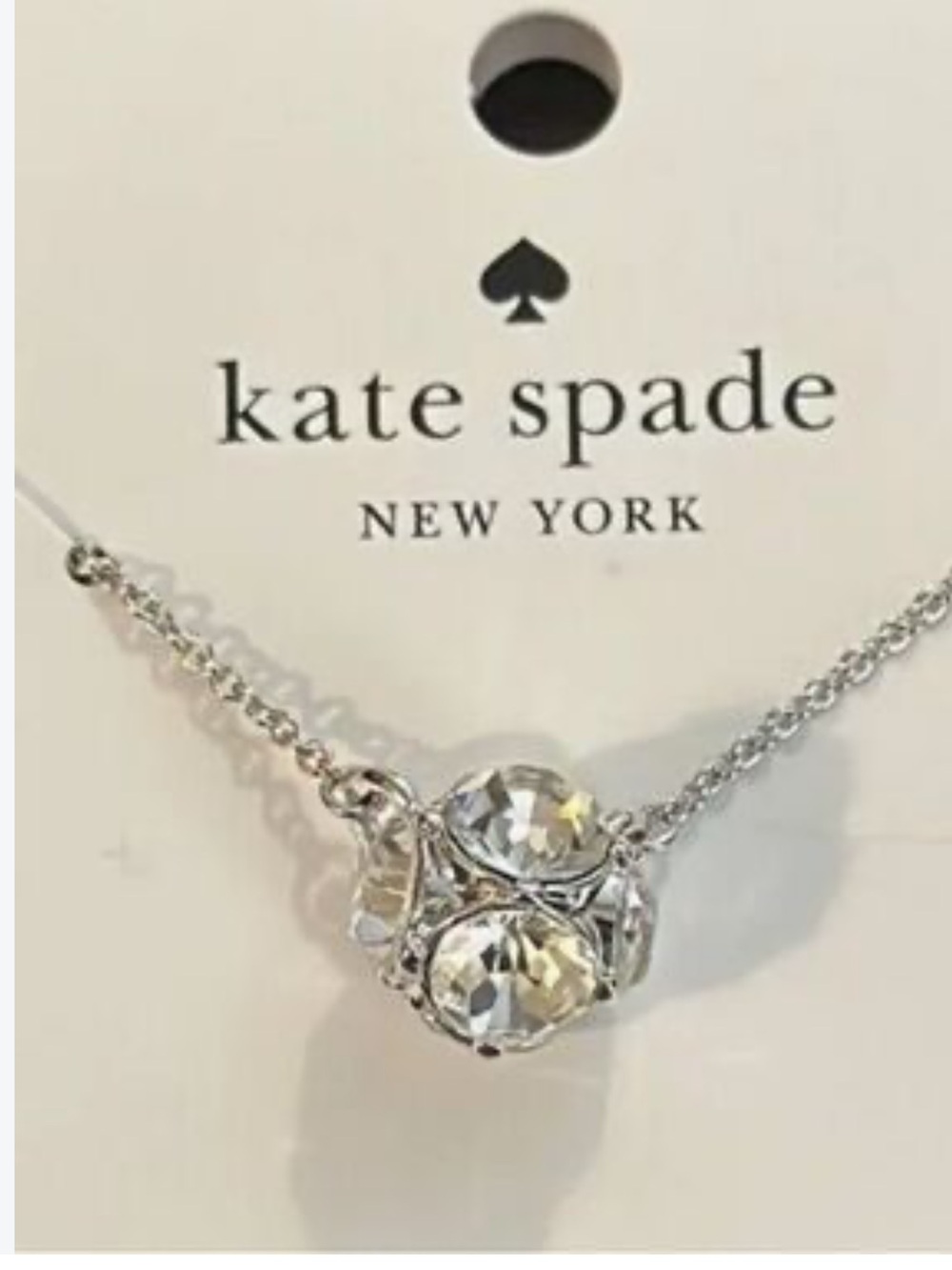 kate spade Lady Marmalade Mini Glittering Spherical Cluster Disco Pendant Neckl